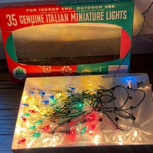Vintage Xmas lights